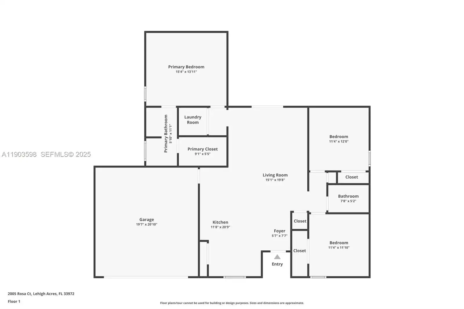 2005 Rosa Ct, Lehigh Acres FL 33972 photo 2
