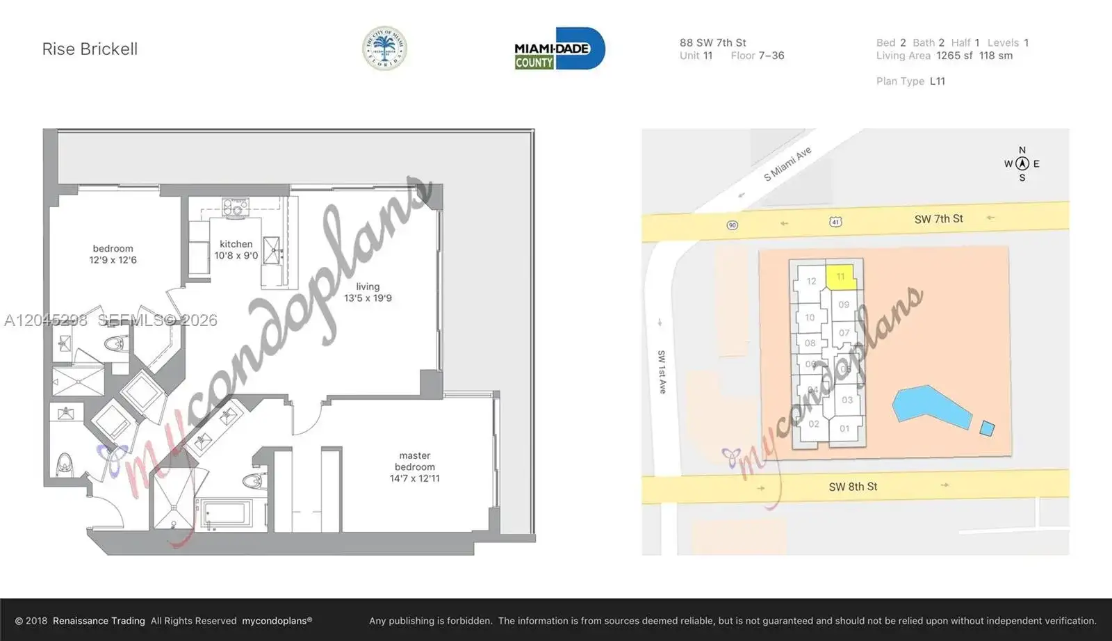 88 SW 7th St # 1511, Miami FL 33130 photo 3