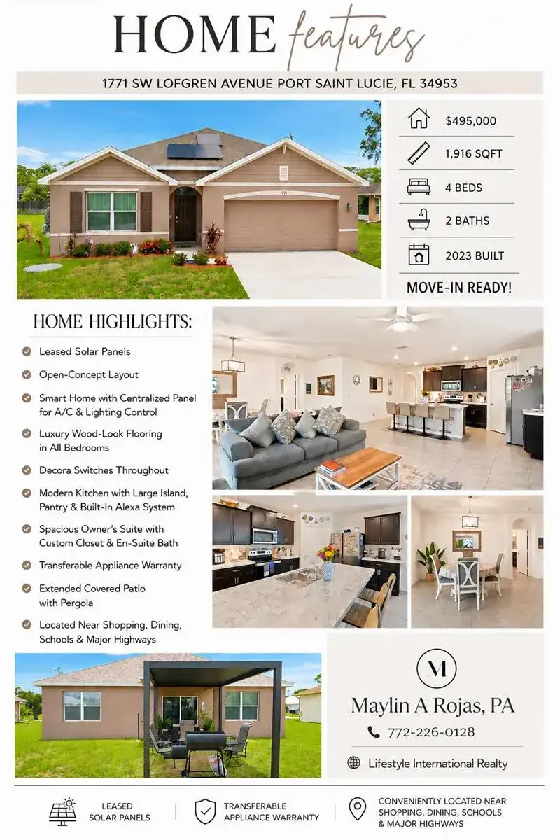 1771 SW Lofgren Avenue, Port St. Lucie FL 34953 photo 2