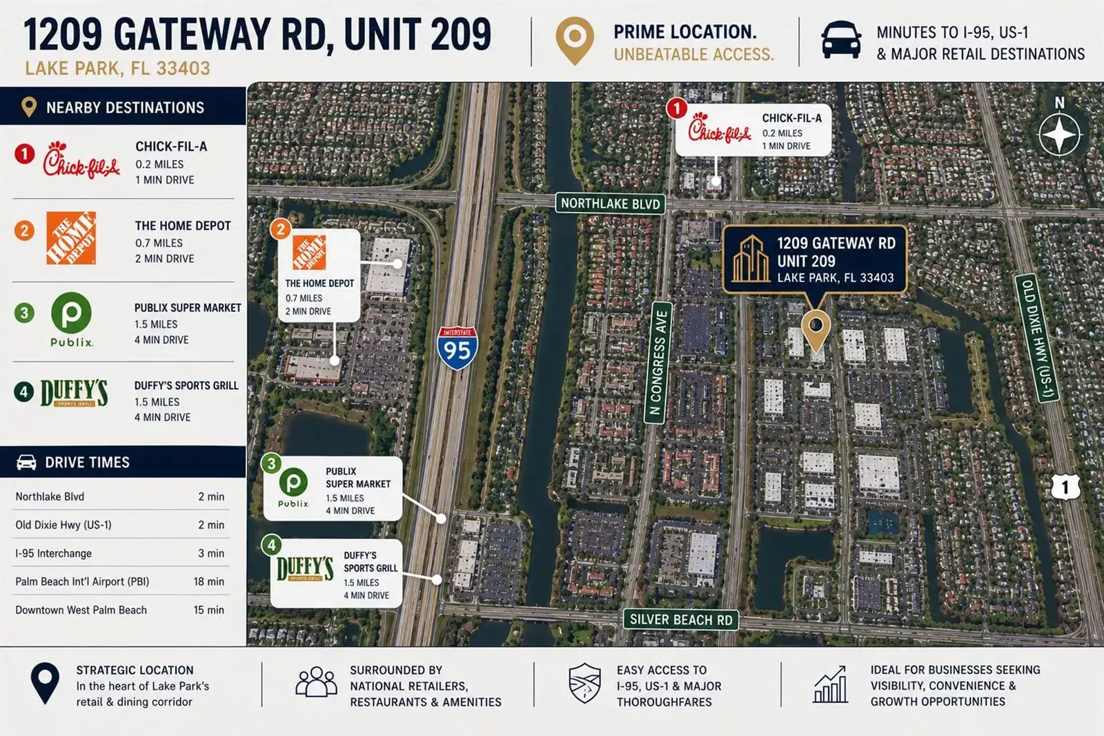 1209 Gateway Road Ste 209, Lake Park FL 33403 photo 2