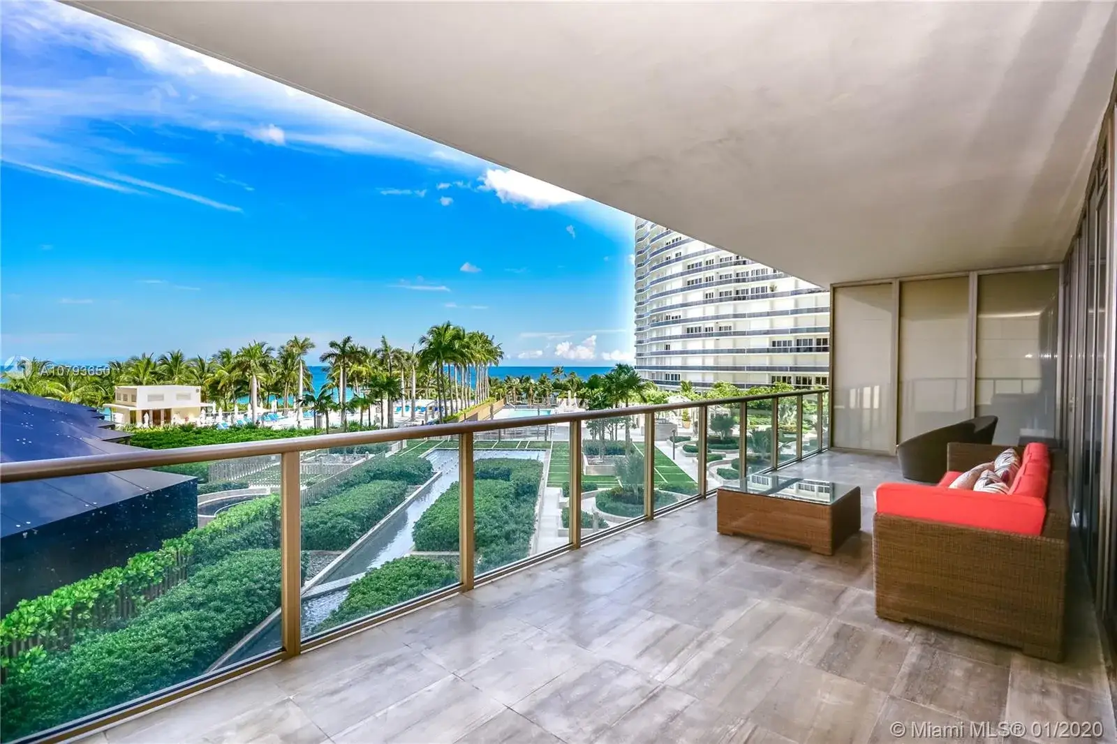 2 bedroom 2 bath Residential Lease for rent at 9701 Collins Ave # 404S, Bal Harbour FL 33154