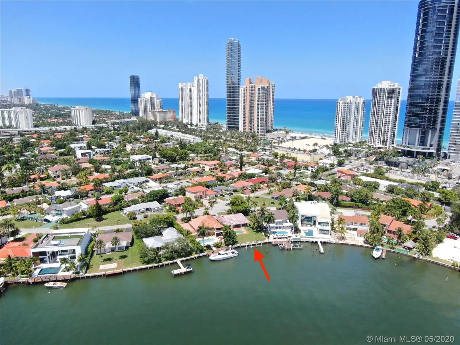 Land/Boat Docks for sale at 18550 N Bay Rd, Sunny Isles Beach FL 33160