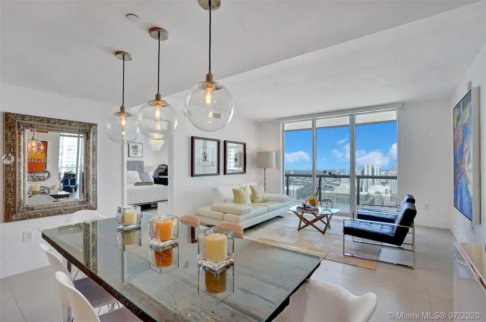 2 bedroom 2 bath Residential Lease for rent at 50 Biscayne Blvd # 3301, Miami FL 33132