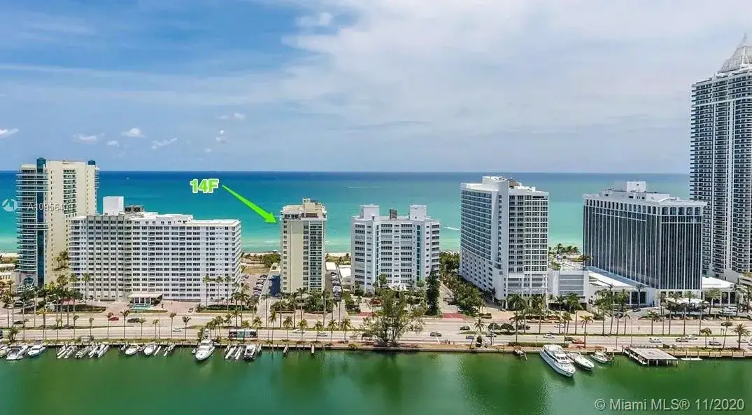 2 bedroom 2 bath Residential for sale at 5001 Collins Ave # 14F, Miami Beach FL 33140