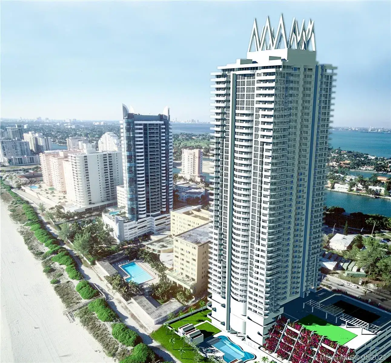 1 bedroom 1 bath Residential for sale at 6365 Collins Ave # 906, Miami Beach FL 33141