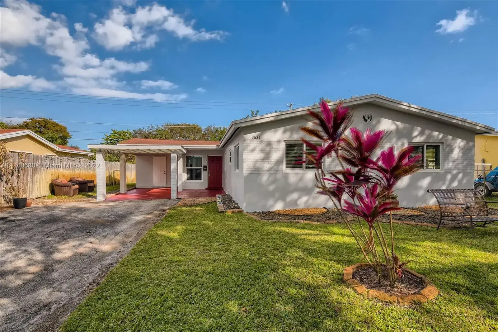 4 bedroom 2 bath Residential Lease for rent at 3531 N 66th Ave, Hollywood FL 33024