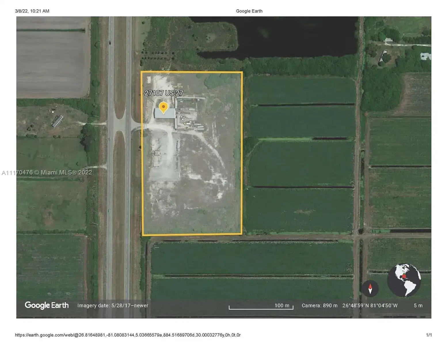 Commercial Land for sale at 27107 US HIGHWAY 27, Moore Haven FL 33471