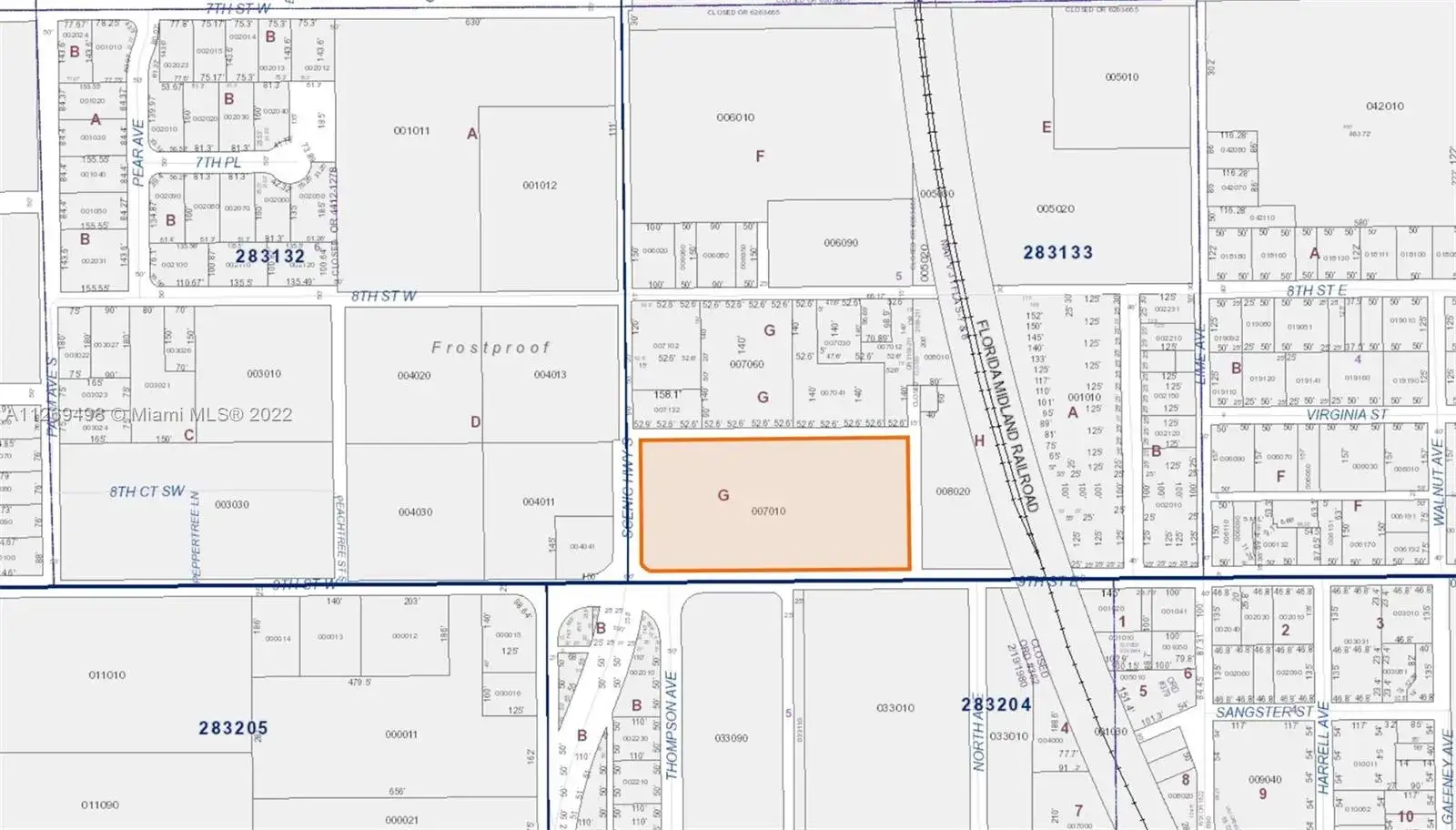 Commercial Land for sale at 113-115 E 9, Frostproof FL 33843