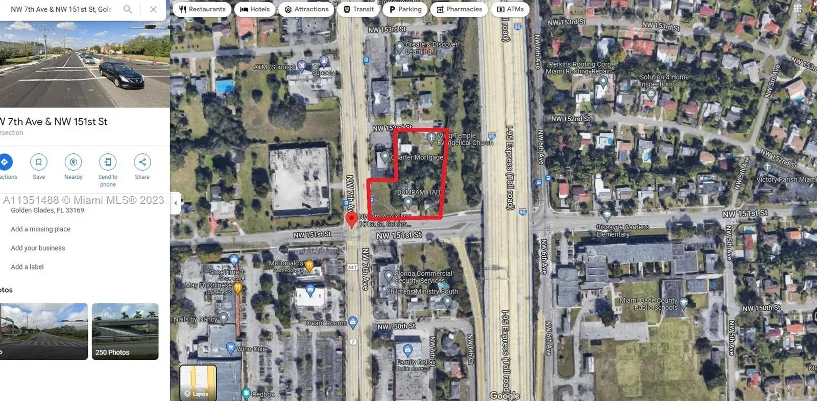 Commercial Land for sale at 665 NW 151st St, Miami FL 33169