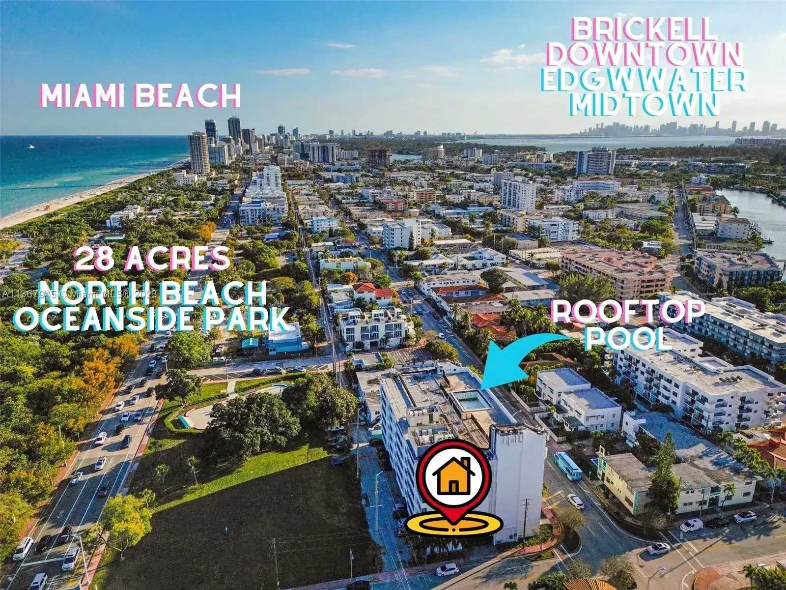 1 bedroom 1 bath Residential Lease for rent at 8233 Harding Ave # 506, Miami Beach FL 33141