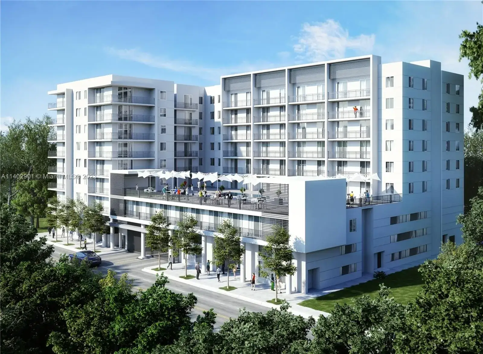 2 bedroom 2 bath Residential Lease for rent at 645 NW 1st St # 703, Miami FL 33126
