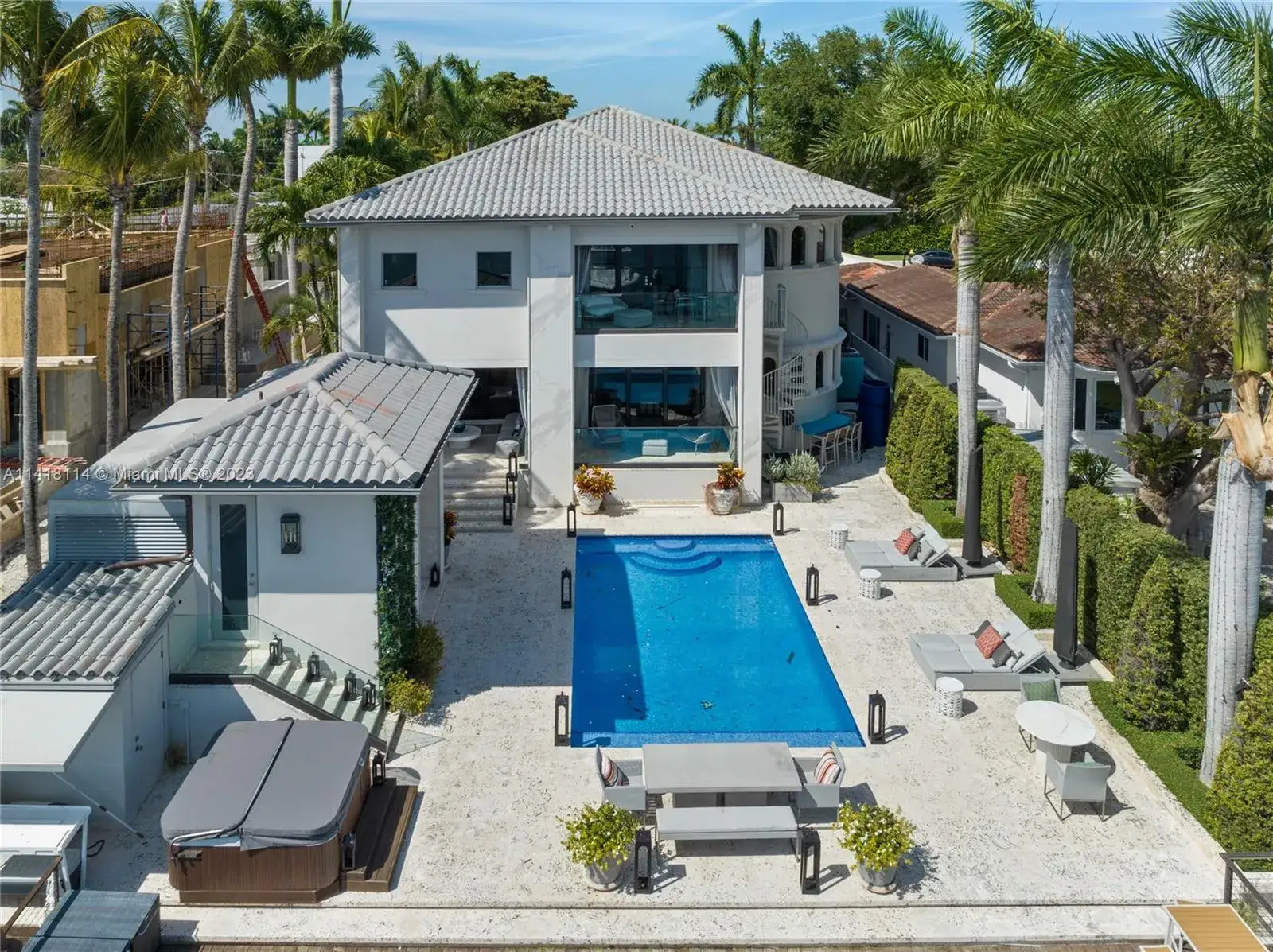 6 bedroom 6 bath Residential for sale at 176 S Hibiscus Dr, Miami Beach FL 33139
