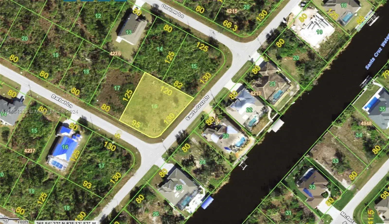 Land/Boat Docks for sale at 14240 Barbet Ln, Port Charlotte FL 33981