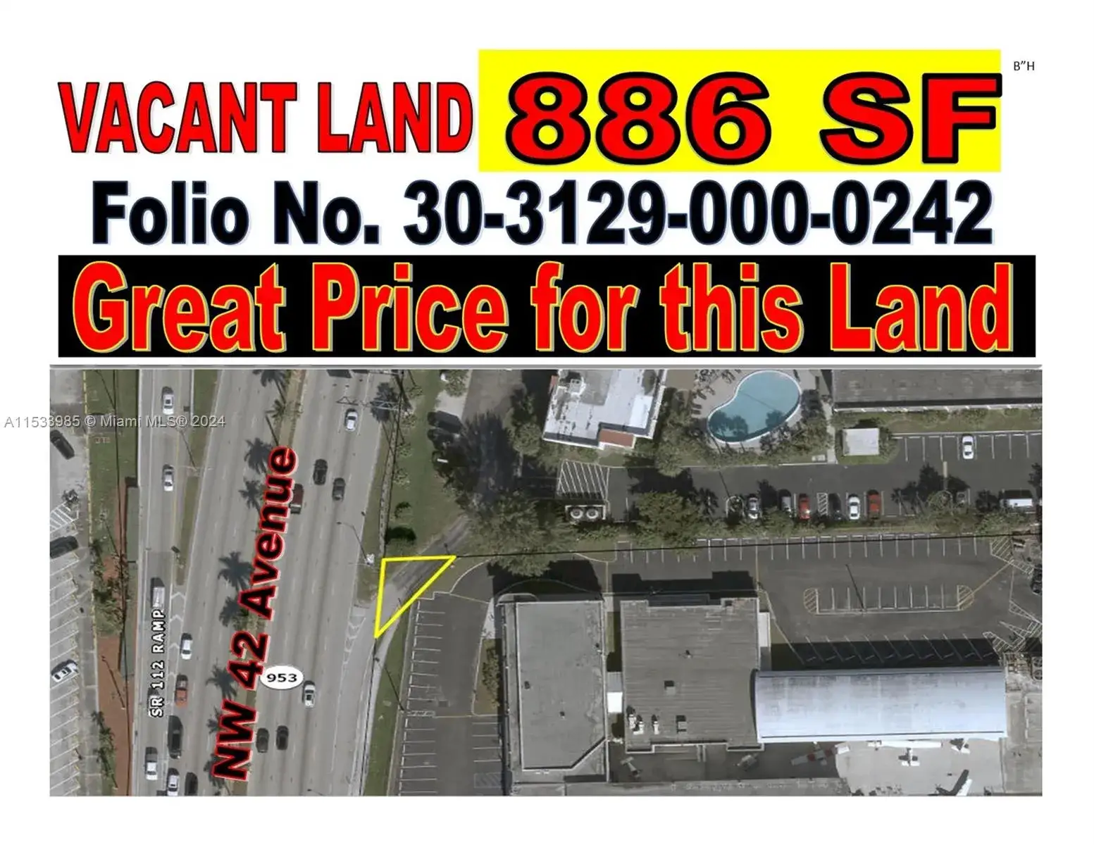 Commercial Land for sale at NW 42 AVENUE, Miami FL 33142