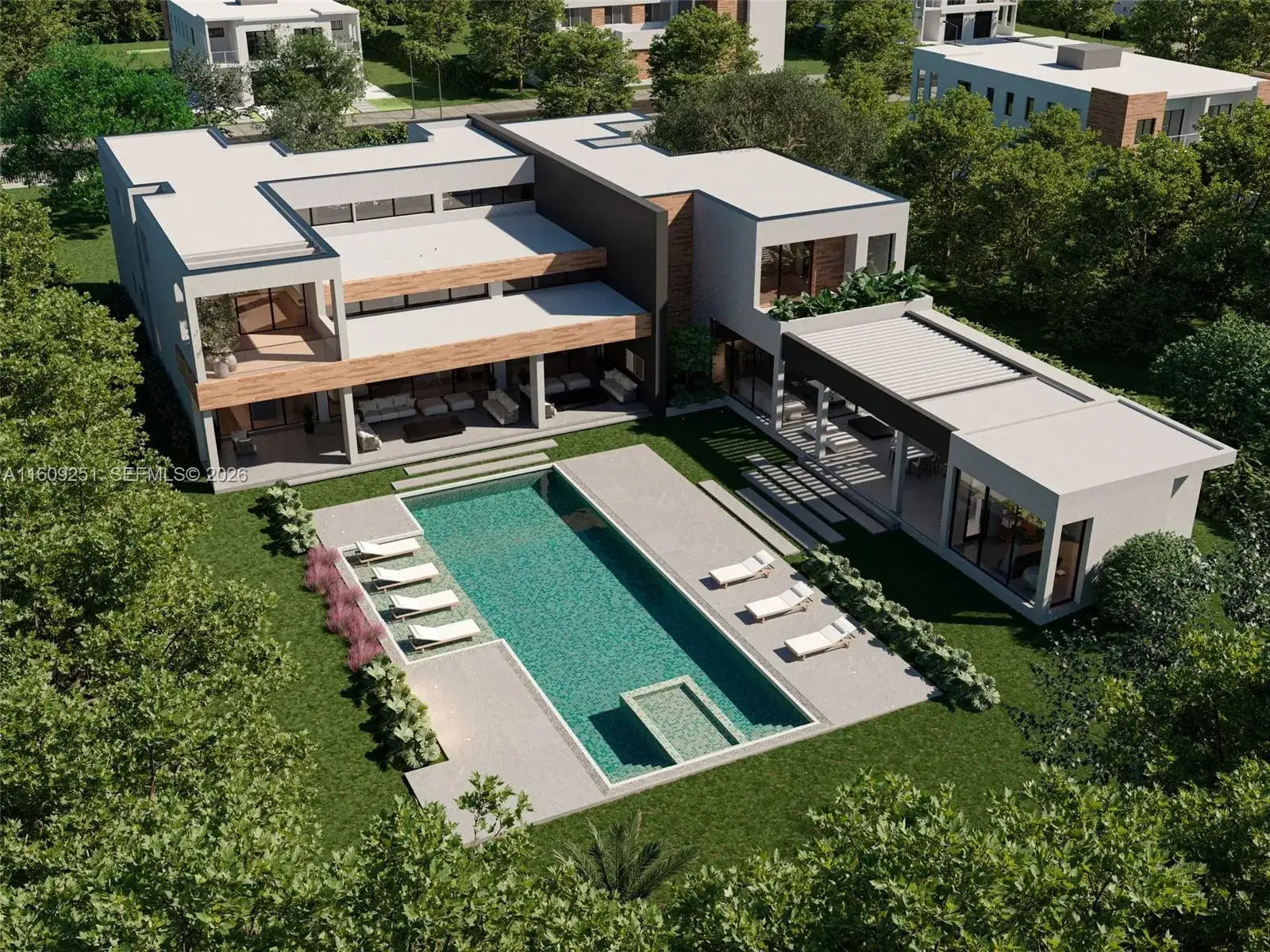 7 bedroom 8 bath Residential for sale at 6675 SW 96th St, Pinecrest FL 33156