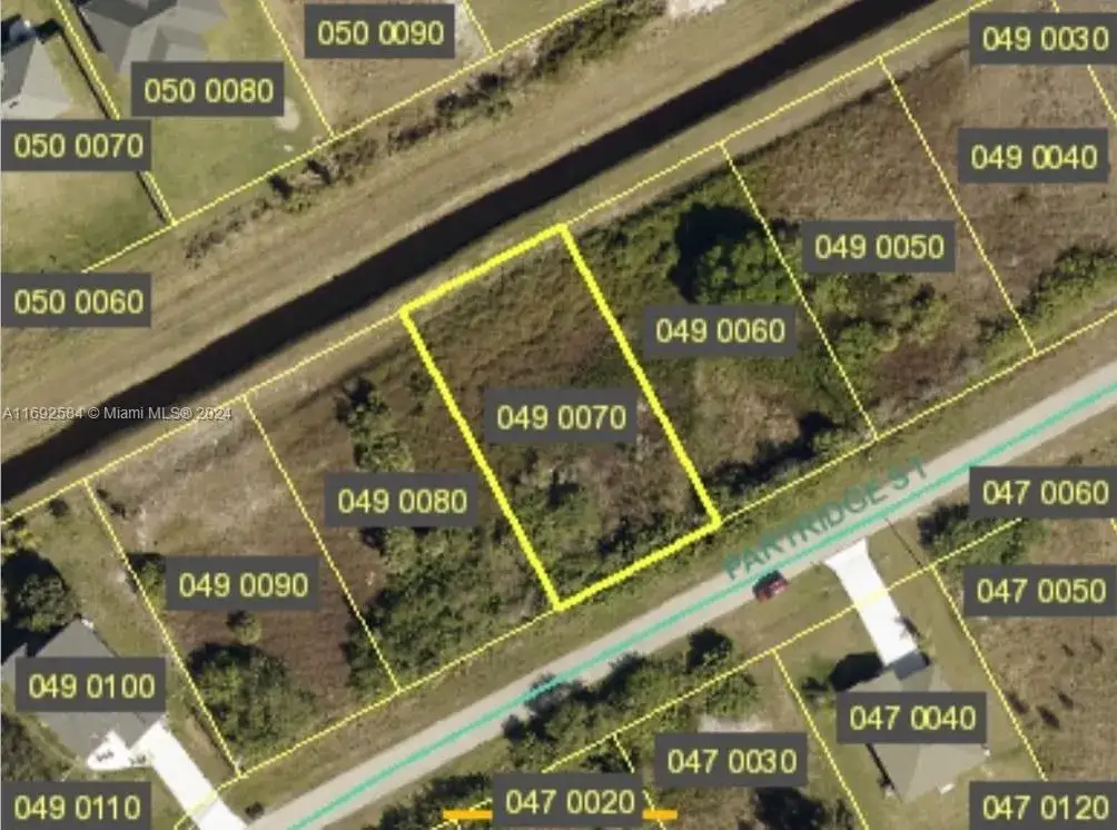 Land/Boat Docks for sale at 209 Partridge St, Lehigh Acres FL 33974