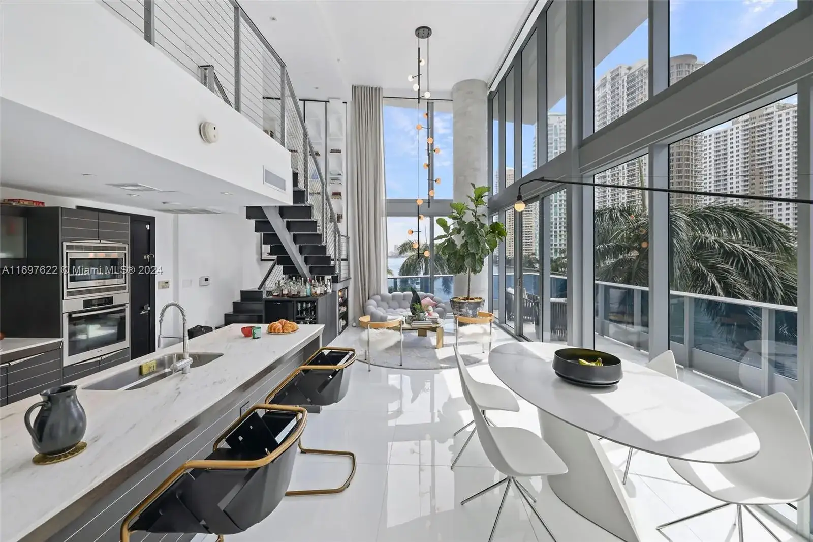 2 bedroom 3 bath Residential Lease for rent at 200 Biscayne Boulevard Way # 309, Miami FL 33131