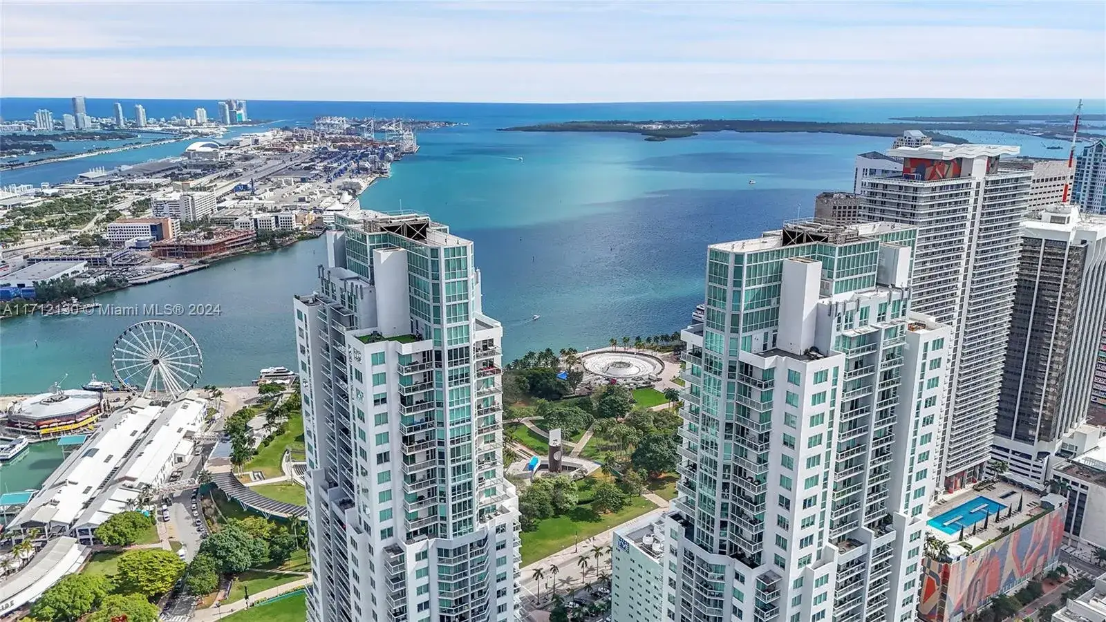 1 bedroom 1 bath Residential Lease for rent at 253 NE 2nd St # 2307, Miami FL 33132