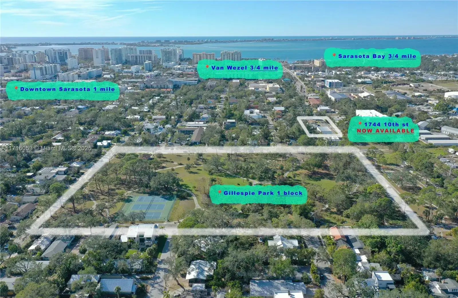 Land/Boat Docks for sale at 1744 10th st, Sarasota FL 34236