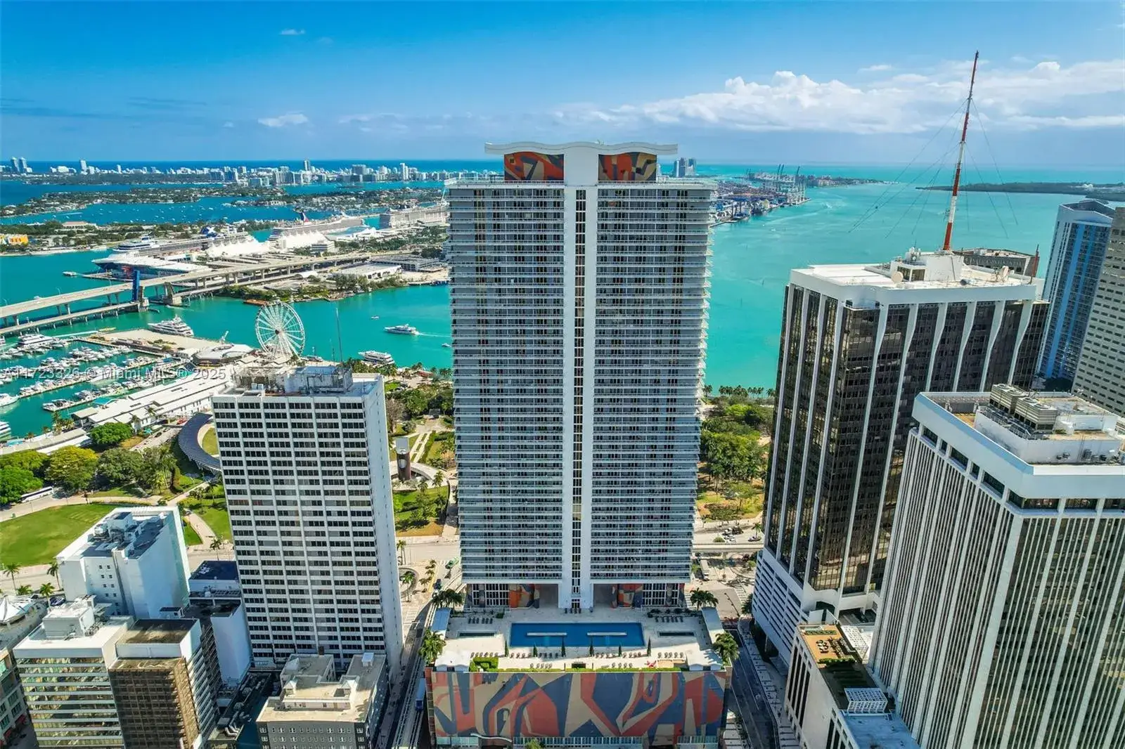 3 bedroom 2 bath Residential for sale at 50 Biscayne Blvd # 4208, Miami FL 33132