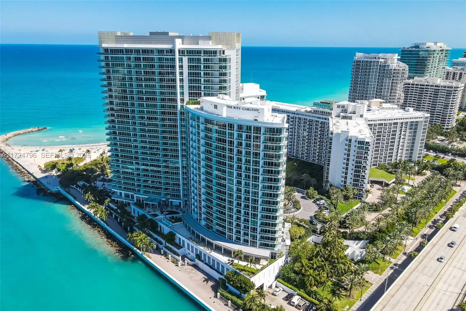 2 bedroom 2 bath Residential Lease for rent at 10295 Collins Ave # 701, Bal Harbour FL 33154