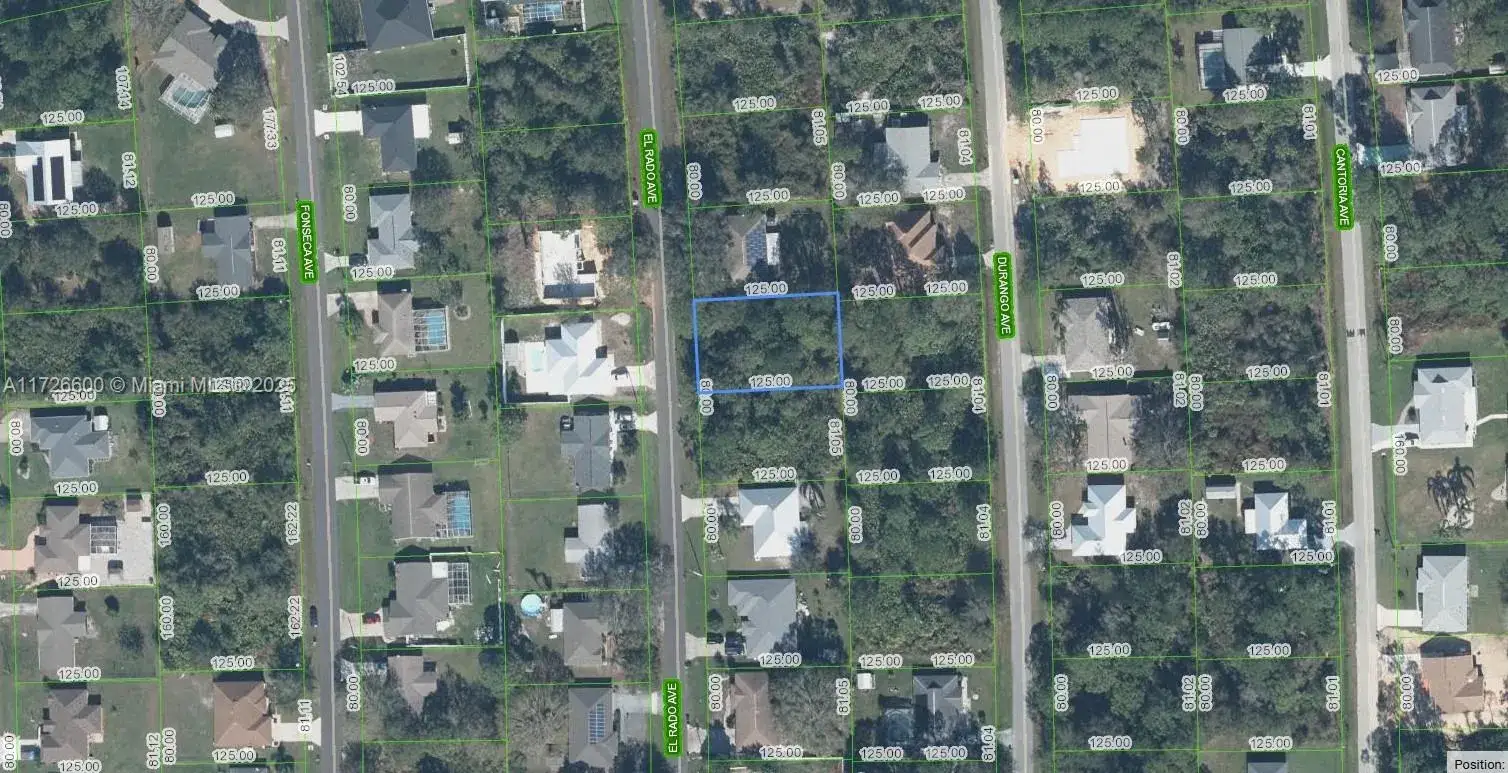 Land/Boat Docks for sale at 4038 El Rado Avenue, Sebring FL 33872