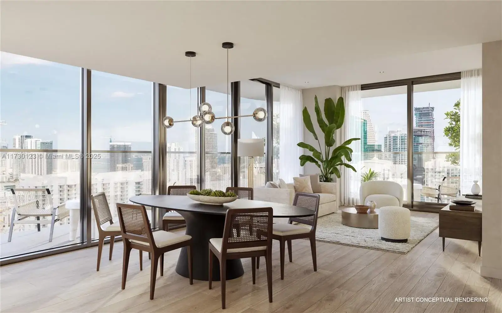 3 bedroom 3 bath Residential for sale at 99 SW 7th St # 3901, Miami FL 33131