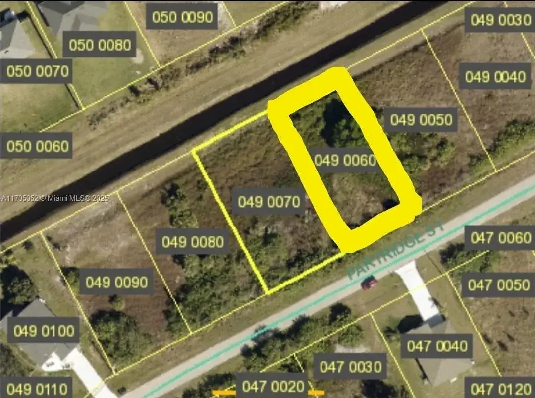 Land/Boat Docks for sale at 211 Partridge, Lehigh Acres FL 33974