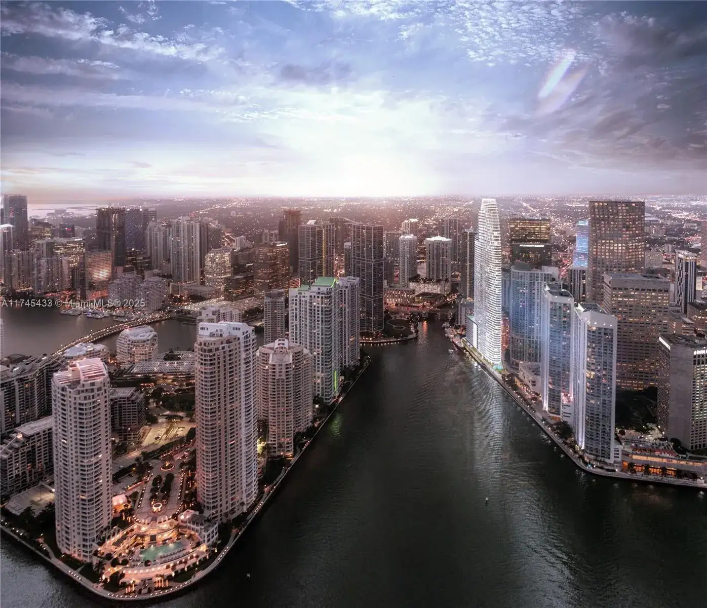 2 bedroom 2 bath Residential Lease for rent at 300 Biscayne Blvd Way # 2407, Miami FL 33131