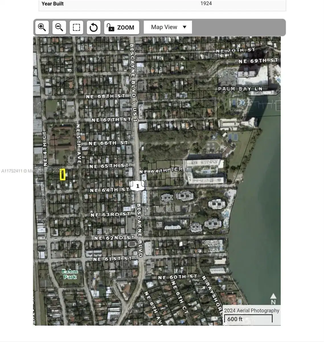 Land/Boat Docks for sale at 446 NE 65th St, Miami FL 33138