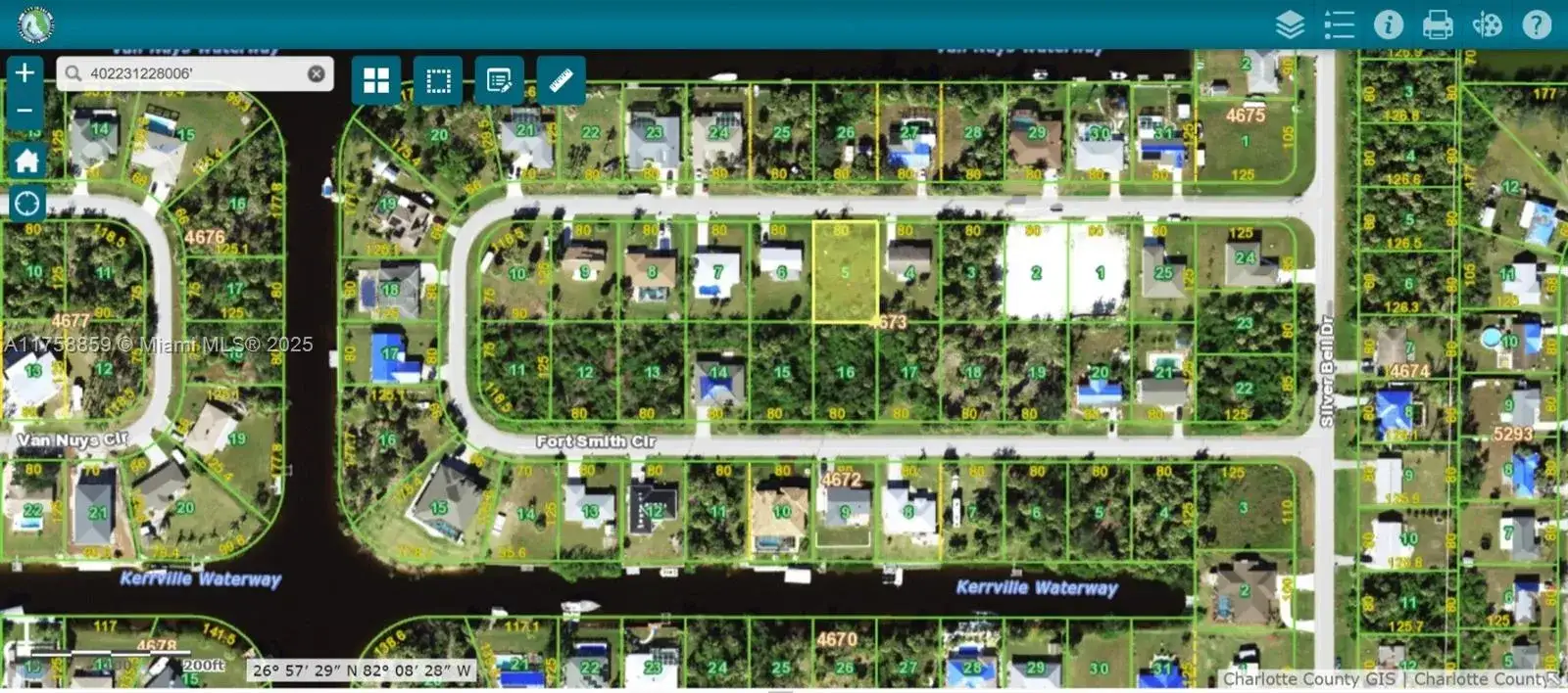 Land/Boat Docks for sale at 18547 Fort Smith, Port Charlotte FL 33948