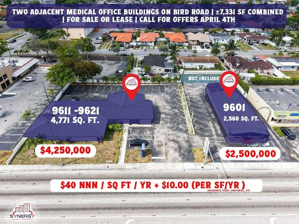 Commercial Sale for sale at 9611 SW 40th St, Miami FL 33165