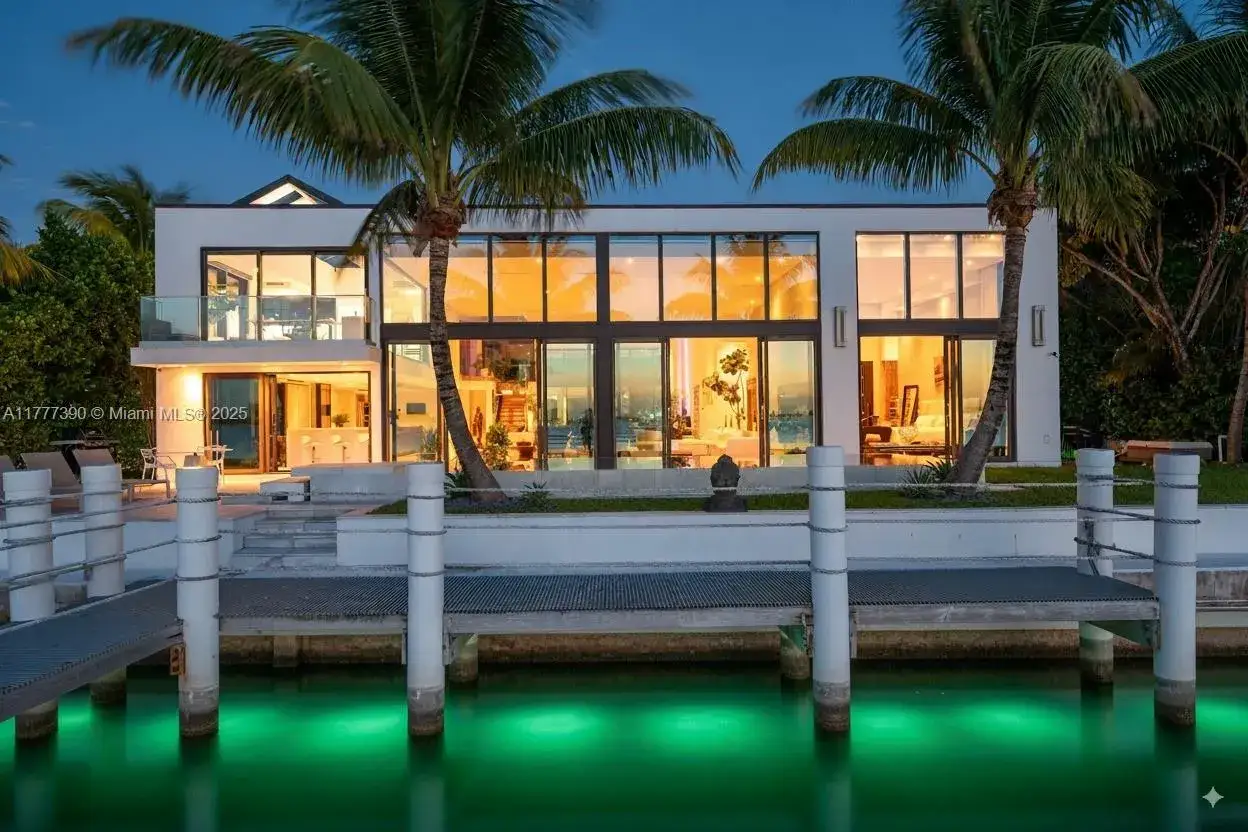 5 bedroom 6 bath Residential for sale at 7960 Biscayne Point Cir, Miami Beach FL 33141