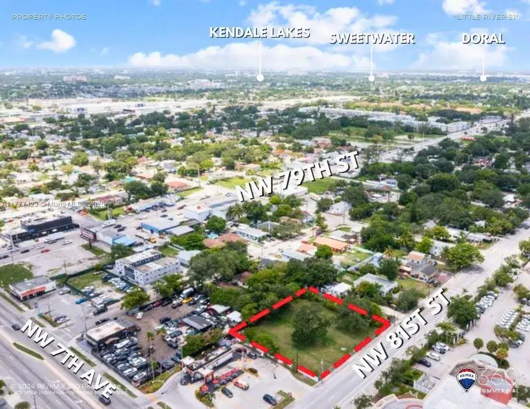 Commercial Land for sale at 710 NW 81st Street, Miami FL 33150