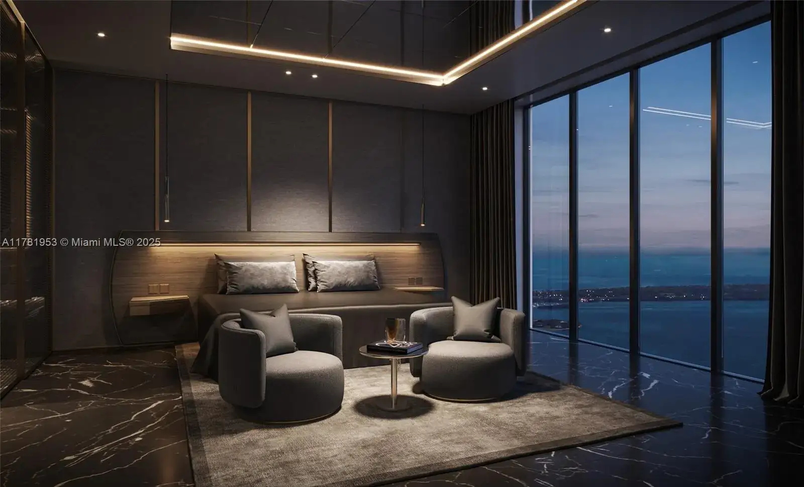 2 bedroom 2 bath Residential for sale at 888 Brickell Ave # 36D, Miami FL 33131