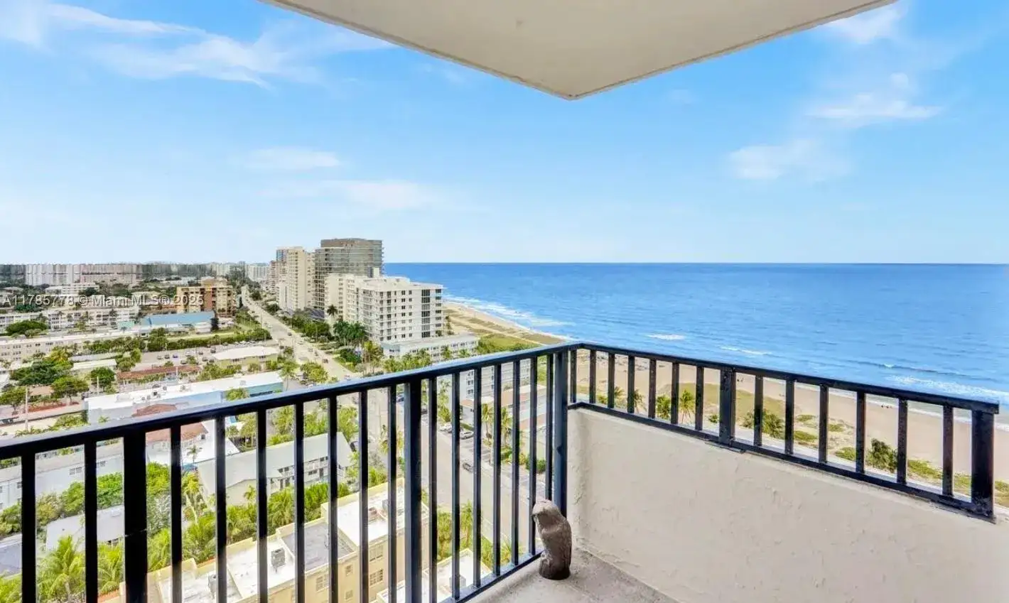 2 bedroom 2 bath Residential Lease for rent at 531 N Ocean Blvd # 1909, Pompano Beach FL 33062