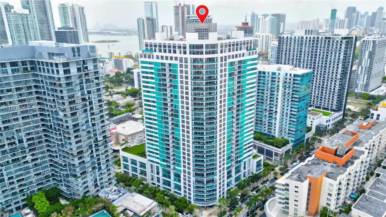 2 bedroom 2 bath Residential for sale at 3301 NE 1st Ave # H2304, Miami FL 33137