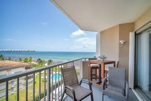 1 bedroom 1 bath Residential Lease for rent at 1950 S Ocean Dr # 6K, Hallandale Beach FL 33009