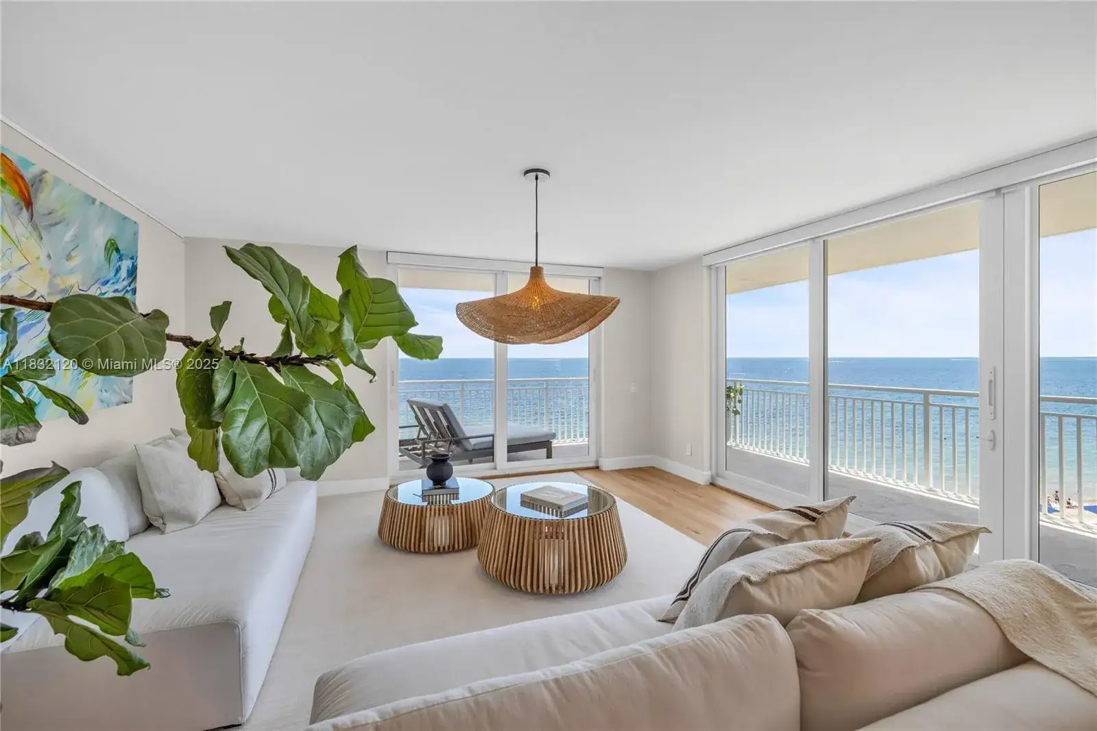 3 bedroom 2 bath Residential Lease for rent at 615 Ocean Dr # 6A, Key Biscayne FL 33149