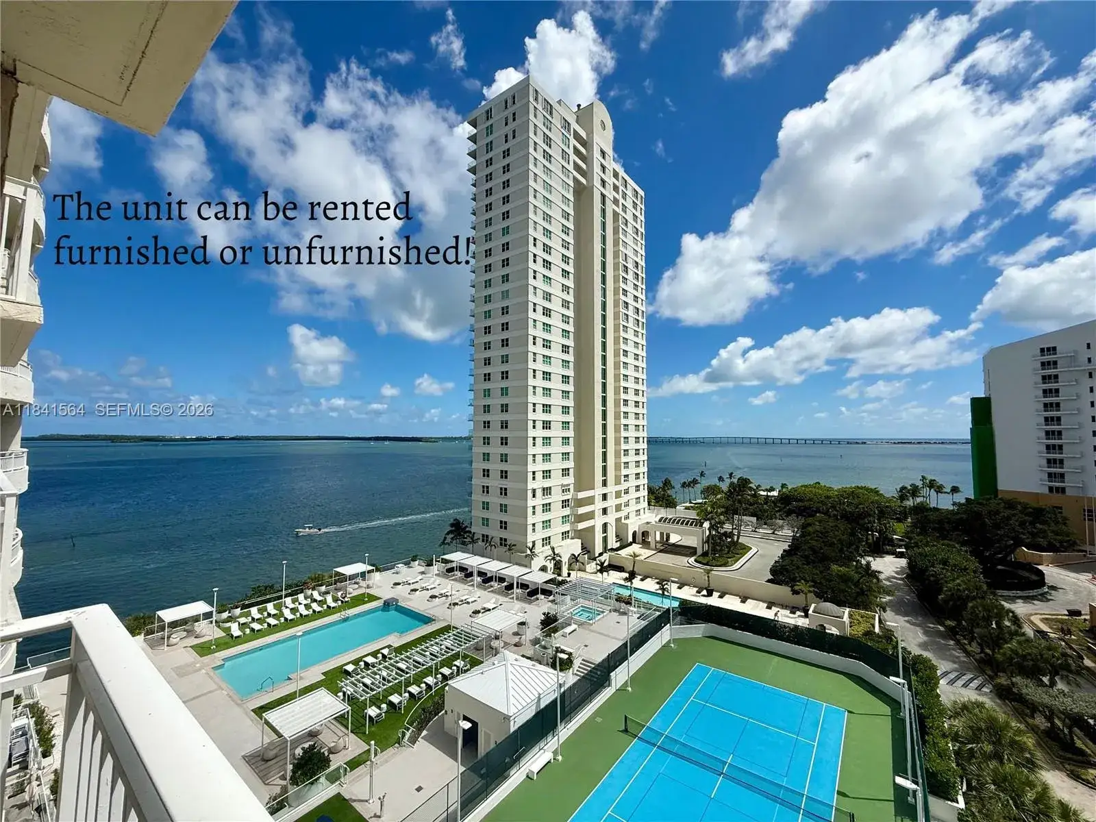 2 bedroom 2 bath Residential Lease for rent at 770 Claughton Island Dr # 1104, Miami FL 33131