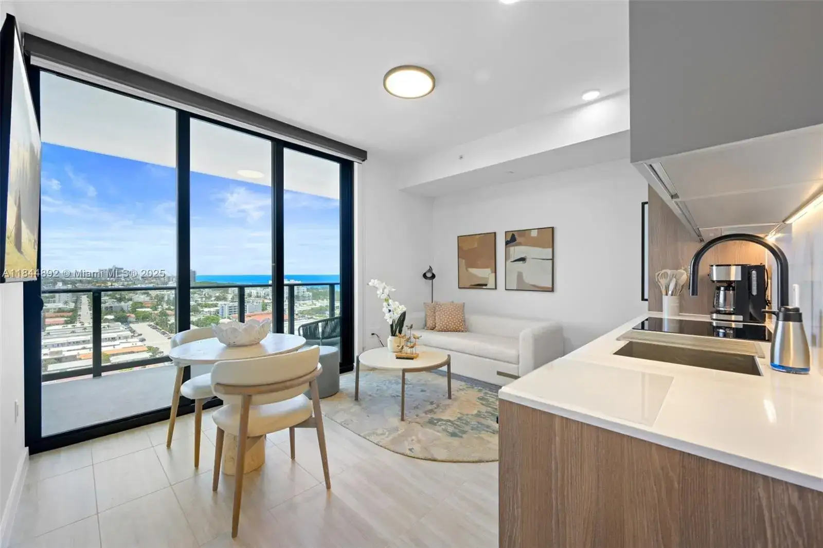 1 bedroom 1 bath Residential Lease for rent at 580 72nd St # 1603, Miami Beach FL 33141