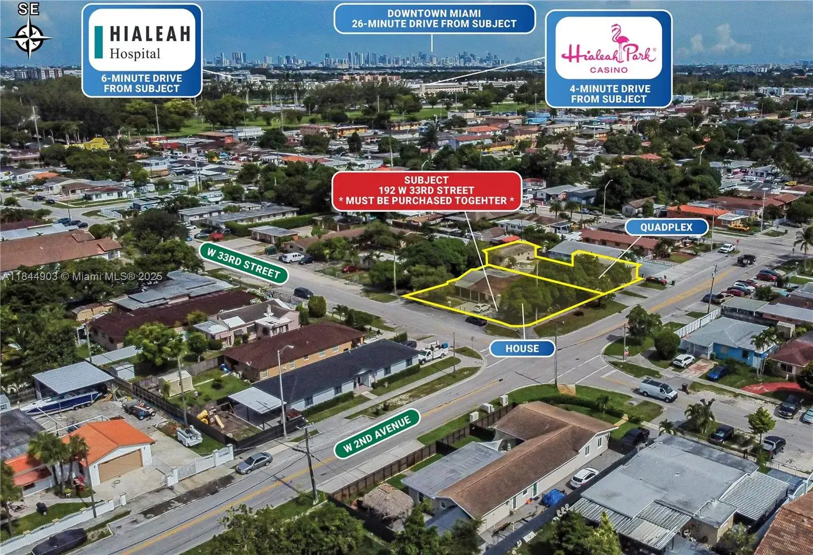 3 bedroom 2 bath Residential for sale at 192 W 33rd St, Hialeah FL 33012