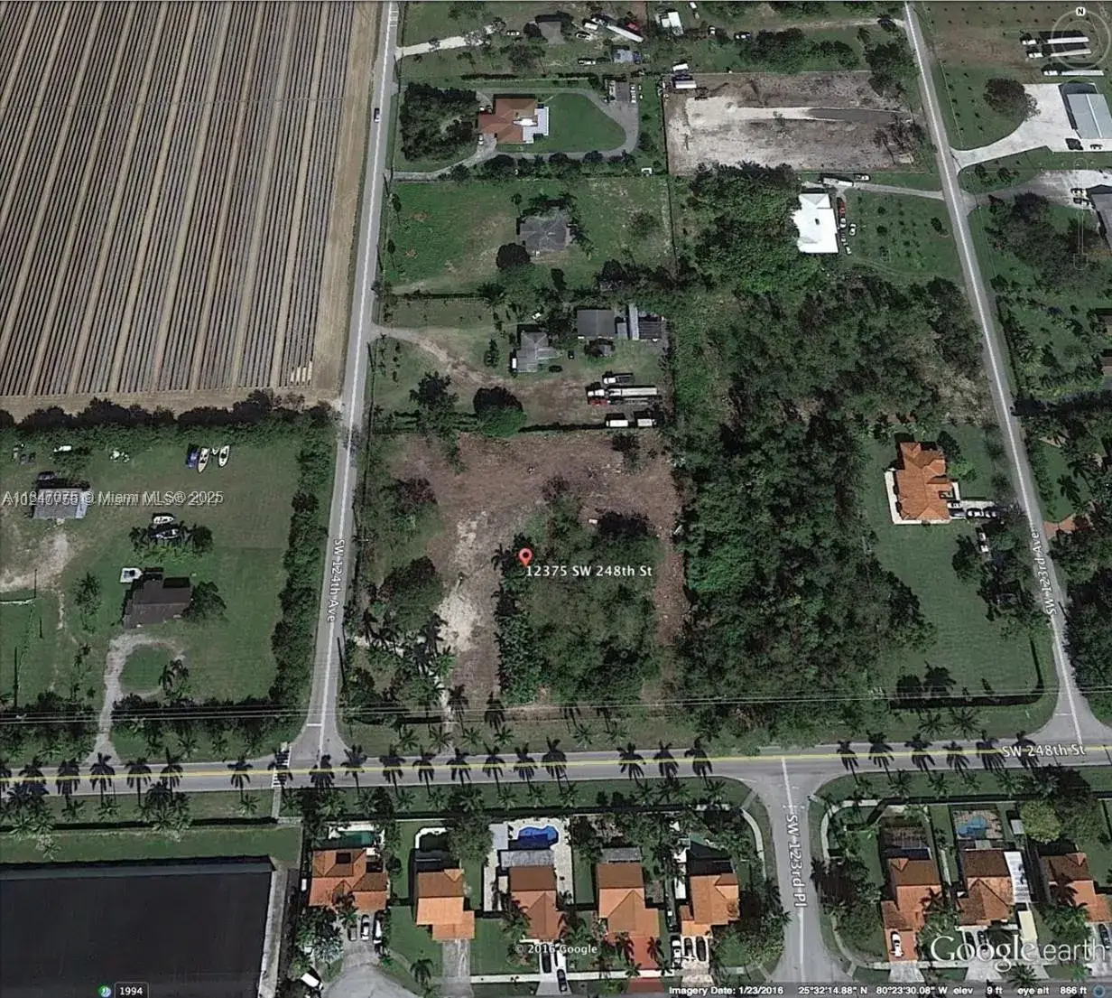 Land/Boat Docks for sale at 12375 SW 248th St, Homestead FL 33032