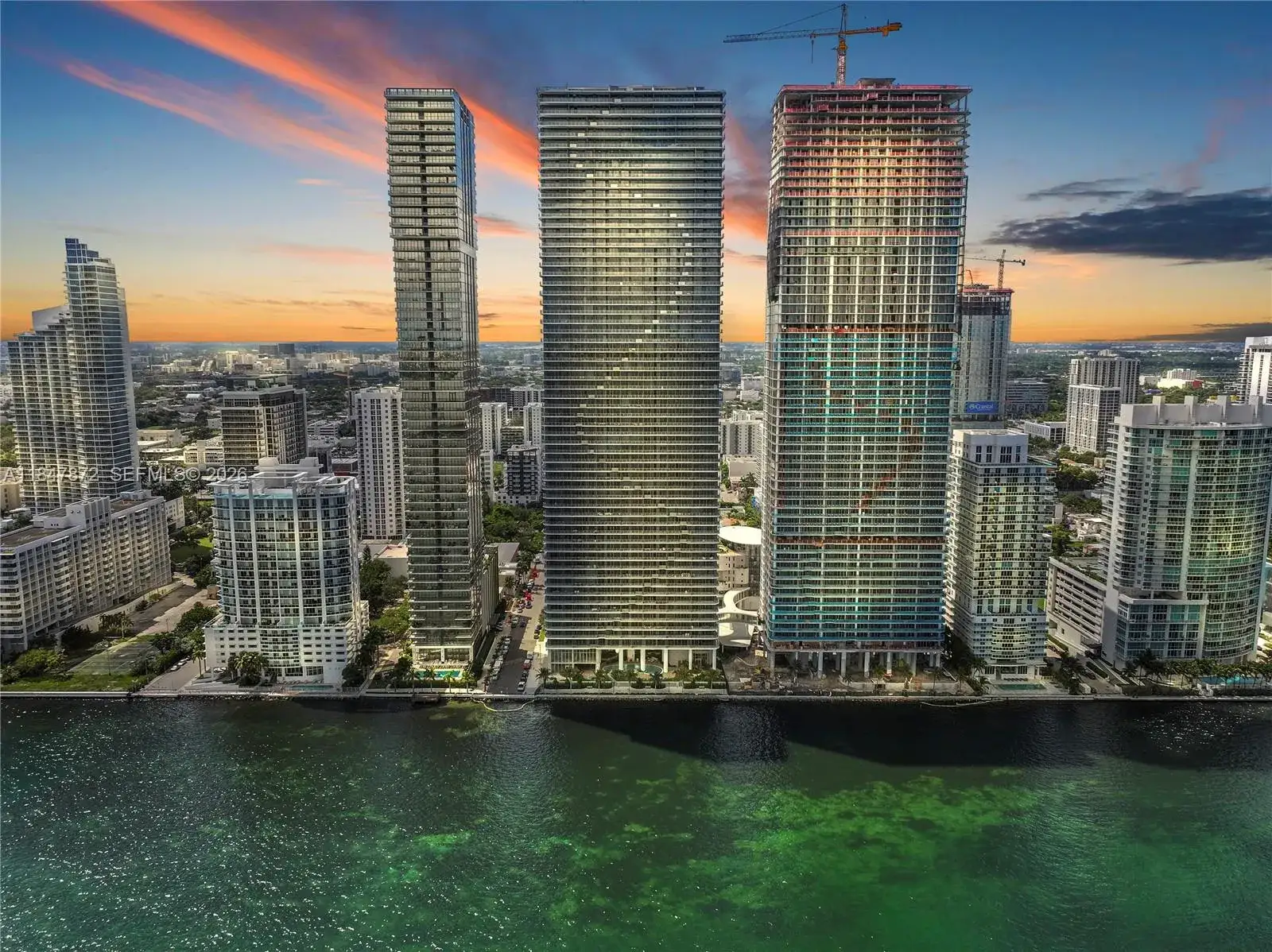 2 bedroom 3 bath Residential for sale at 700 NE 24th ST # 3502, Miami FL 33137