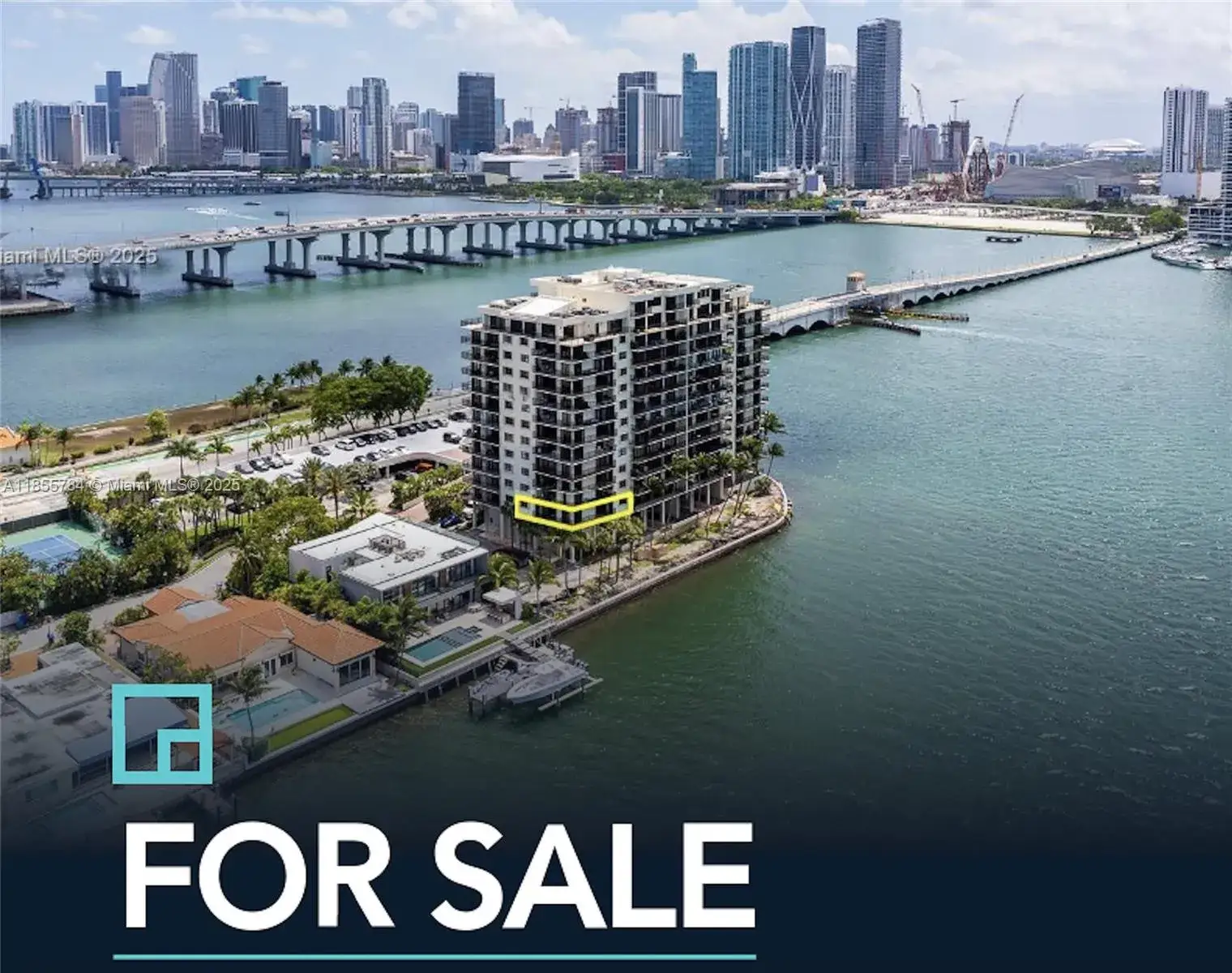 2 bedroom 2 bath Residential for sale at 801 N Venetian Dr # 201, Miami FL 33139