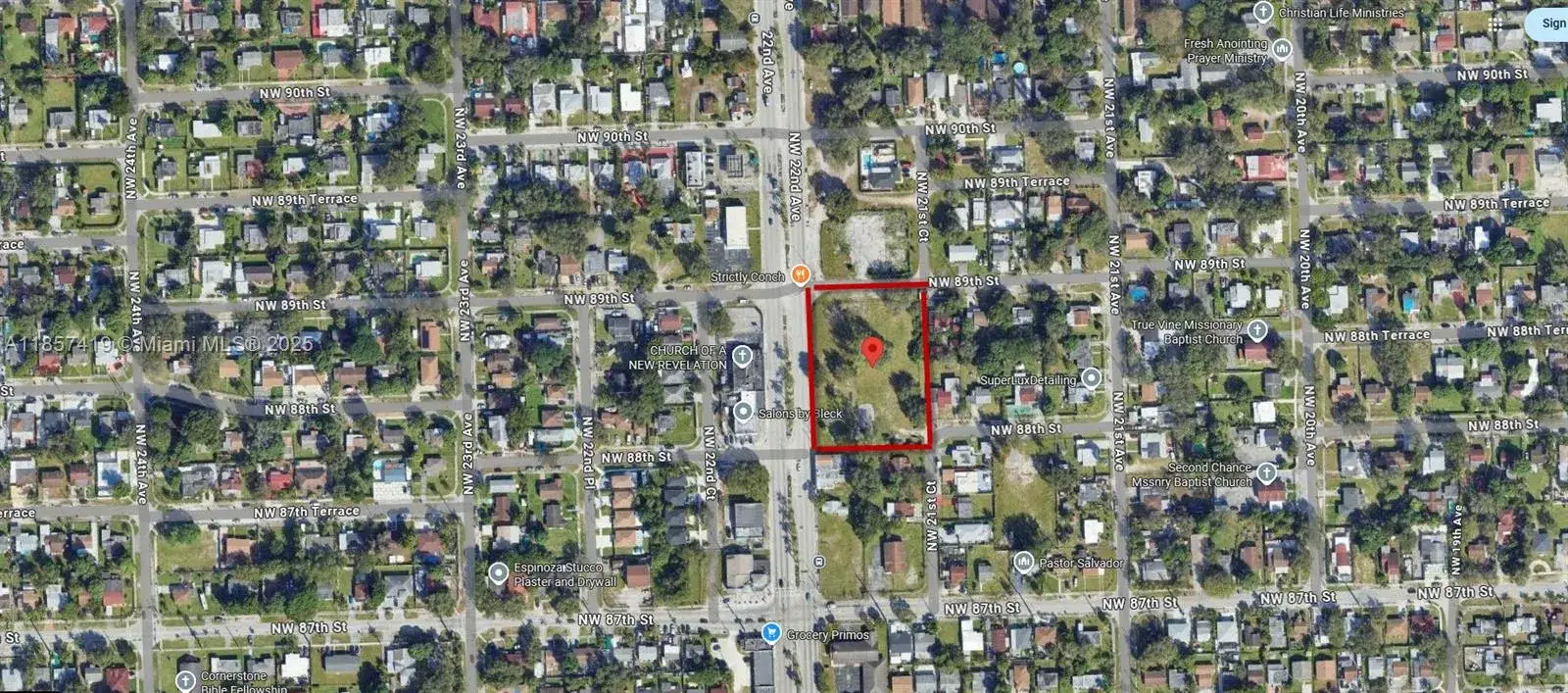 Commercial Land for sale at 8801 NW 22nd Ave, Miami FL 33147