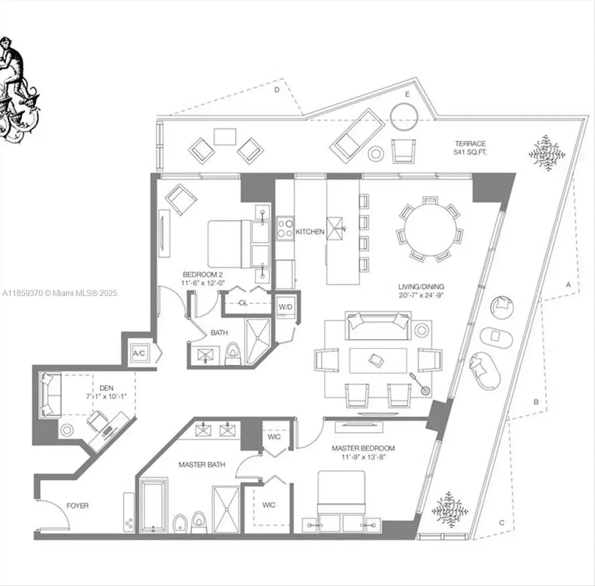 2 bedroom 2 bath Residential for sale at 1300 S Miami Ave # 4601, Miami FL 33130