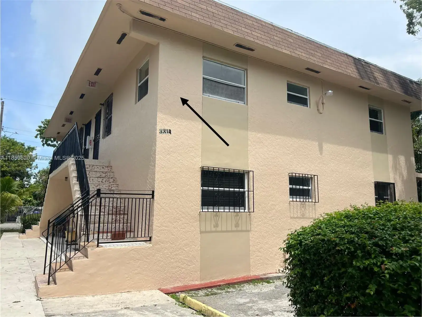 2 bedroom 1 bath Residential Lease for rent at 3314 NW 8th Ave # 2, Miami FL 33127