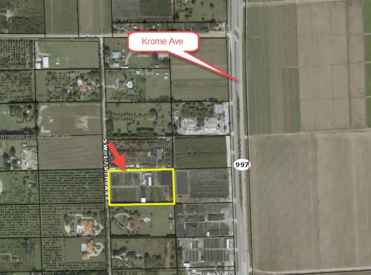 Land/Boat Docks for sale at 14880 SW 179 AVE, Miami FL 33196