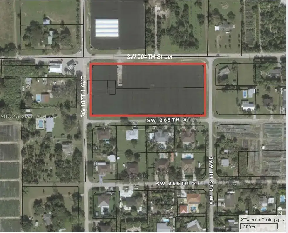 Land/Boat Docks for sale at 18680 SW 264 Street, Homestead FL 33031